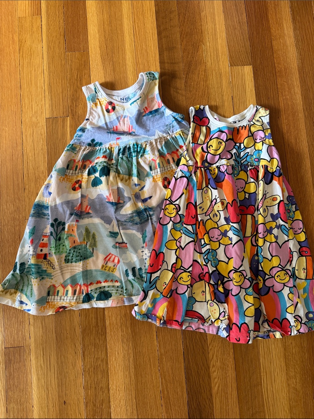 next Girls Multi-Color Print Dresses